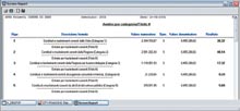 Schermata del software